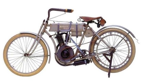 Vintage Motorcycle (Harley Davidson 1907)